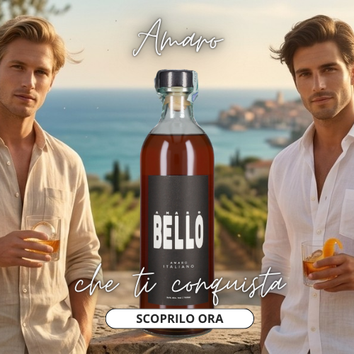 due ragazzi bevono l'amaro amarobello
