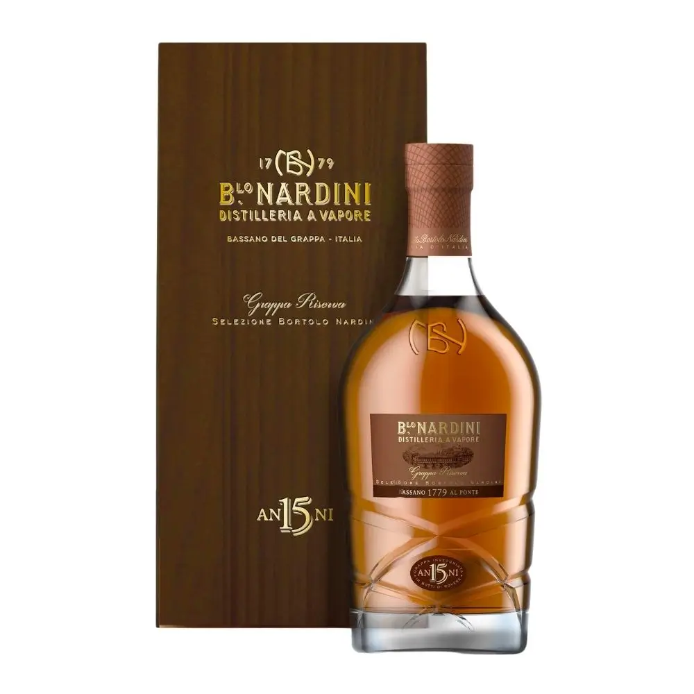 Grappa Nardini Riserva 15 Anni Sc.Legno 70Cl