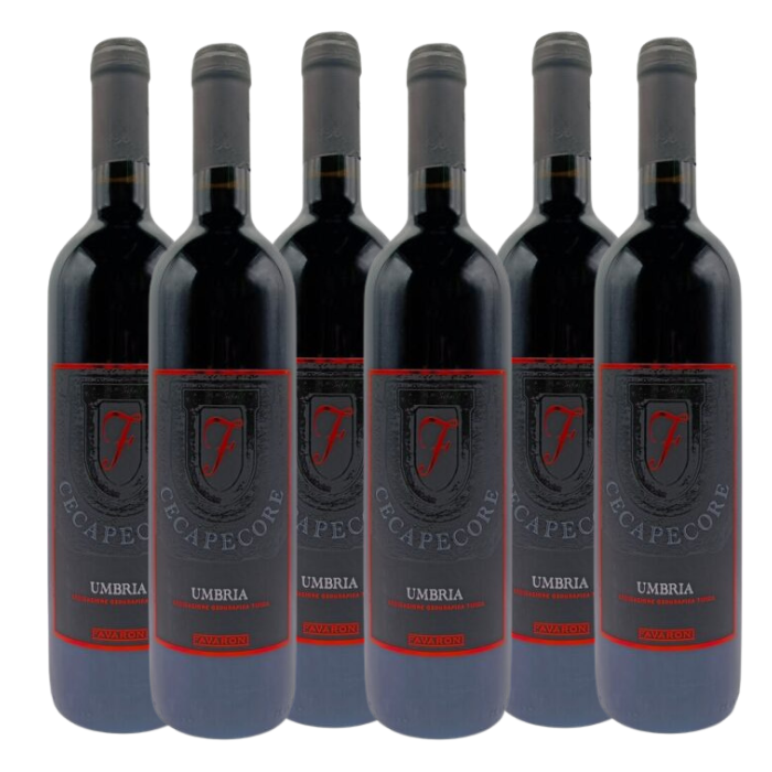 PROMO 6 BOTTIGLIE CECAPECORE ROSSO FAVARONI 2024 75CL