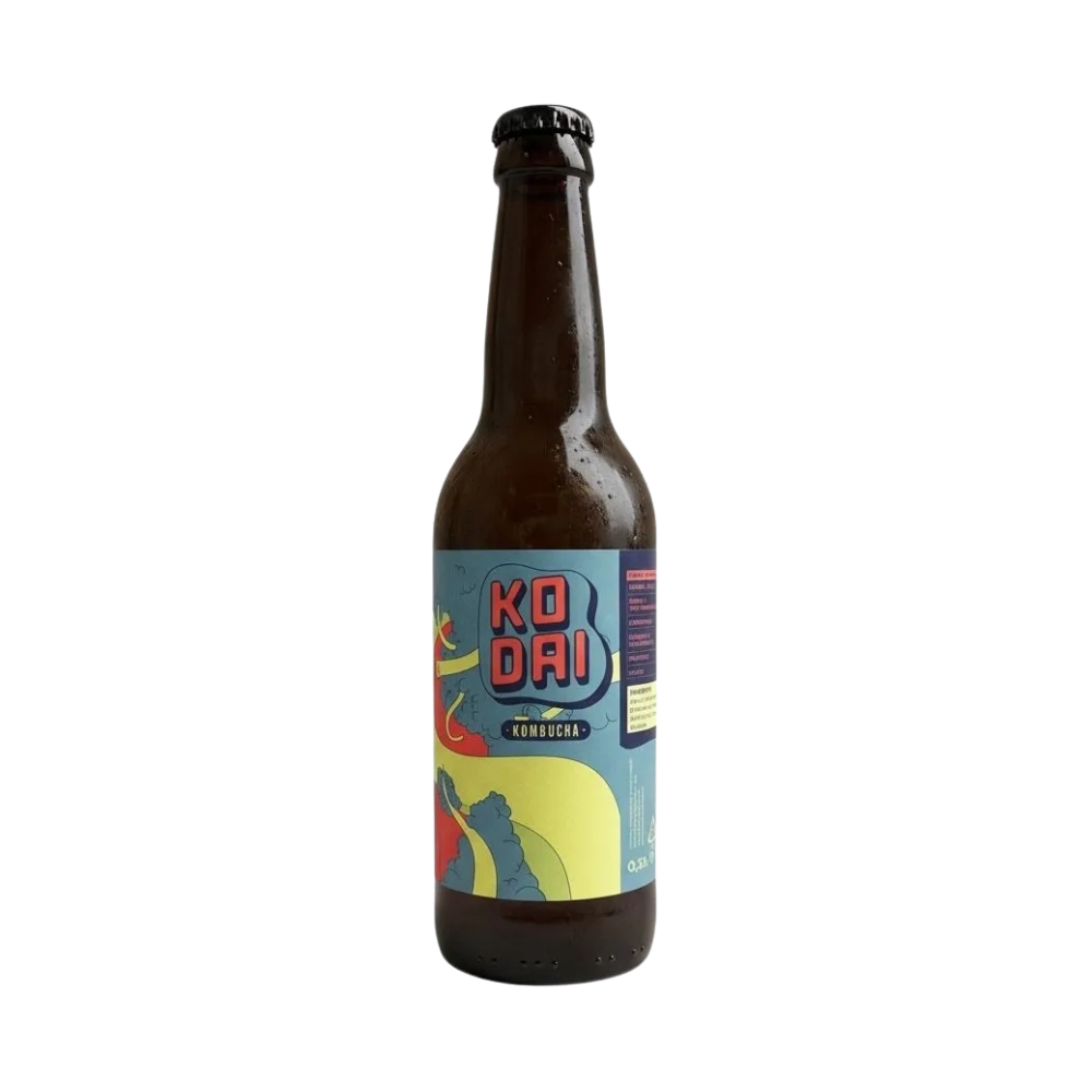ANALCOLICO KOMBUCHA LIMONE E SAMBUCO KODAI VETRO 33CL
