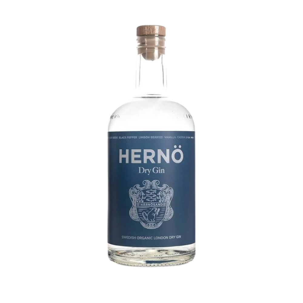 Acquista Hernö London Dry Gin 50 cl, gin biologico svedese dal gusto morbido con note di ginepro e agrumi, ideale per cocktail e Gin Tonic