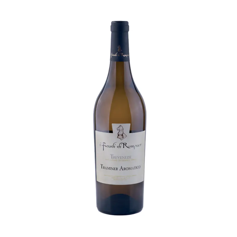 Bottiglia di TRAMINER AROMATICO FEUDI DI ROMANS 75CL