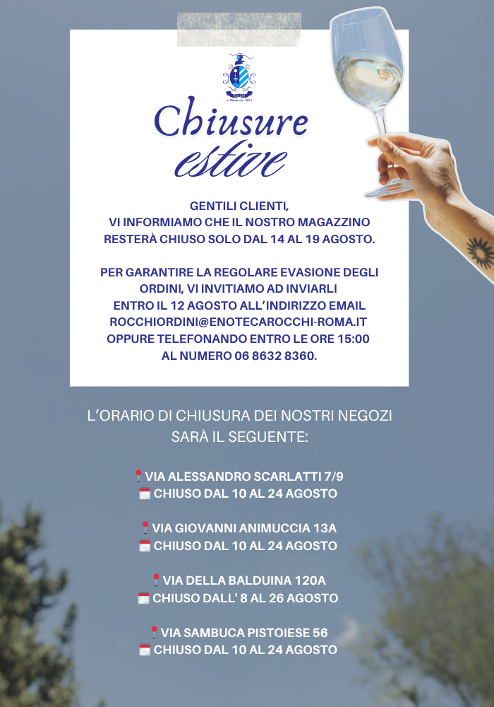 chiusure estive