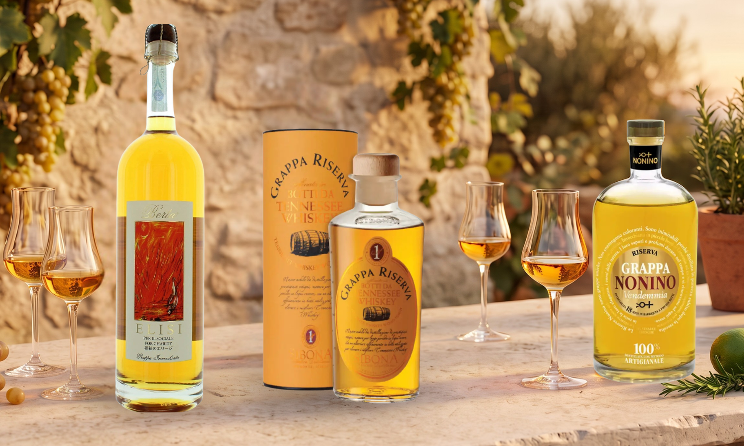 4 tipi di grappa