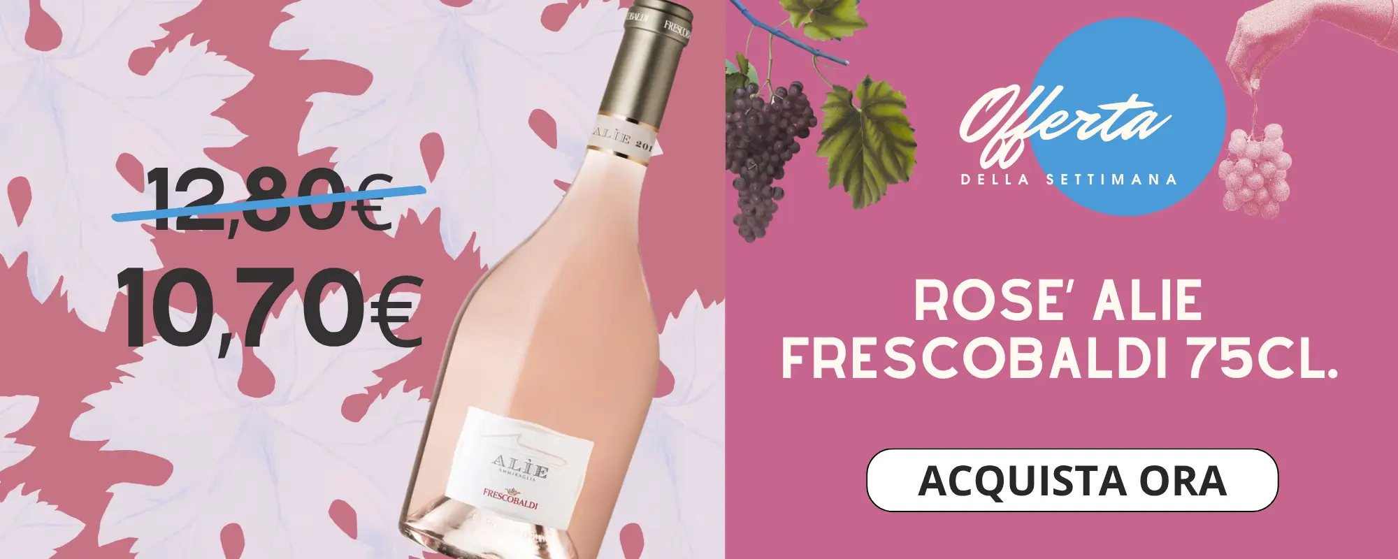 offerta setitmanale rosè alie frescobaldi